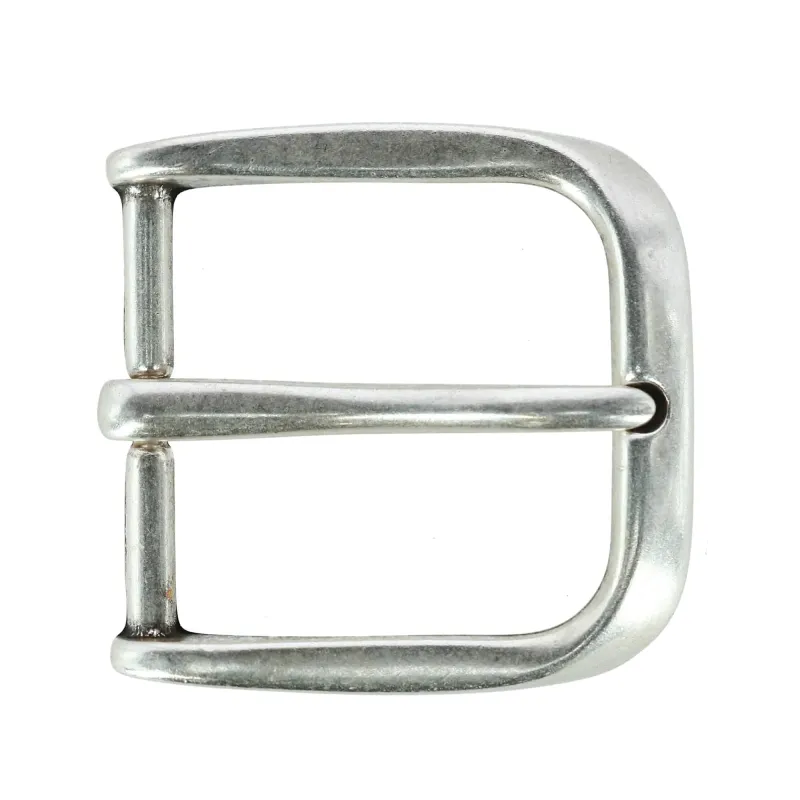 40mm Square Rounded Edge Solid Brass Harness Belt Buckle made by Trafalgar