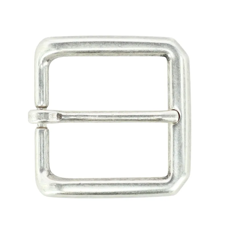 35mm Square Solid Brass Harness Belt Buckle made by Trafalgar