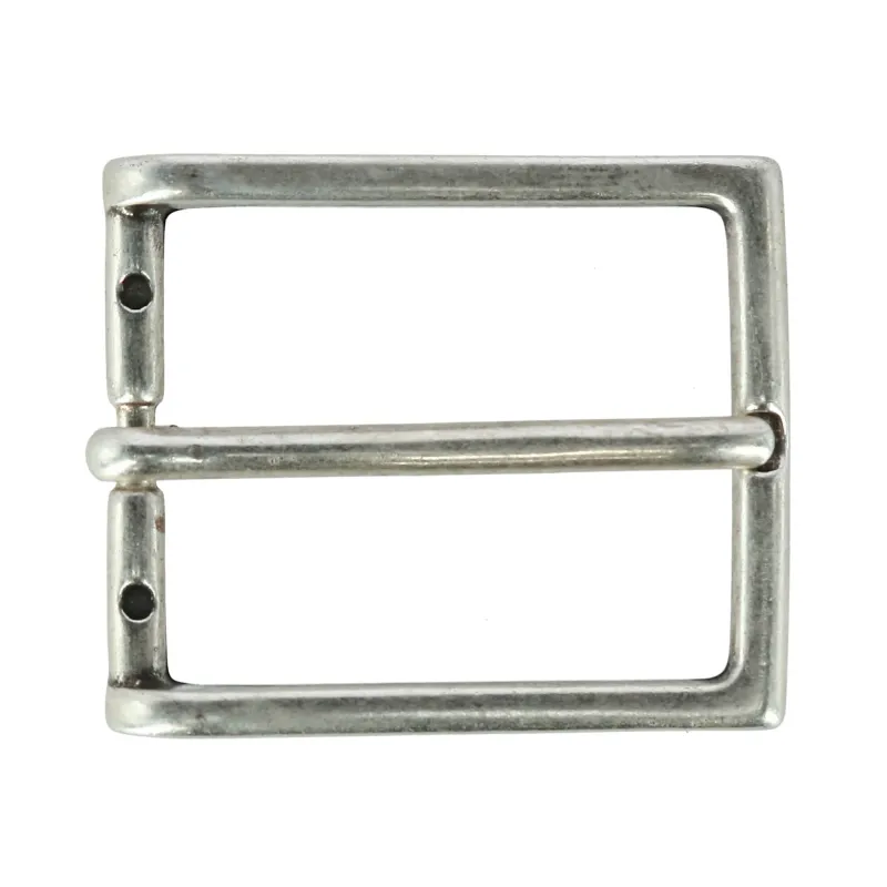 35mm Classic Solid Brass Single Pronged Harness Belt Buckle made by Trafalgar