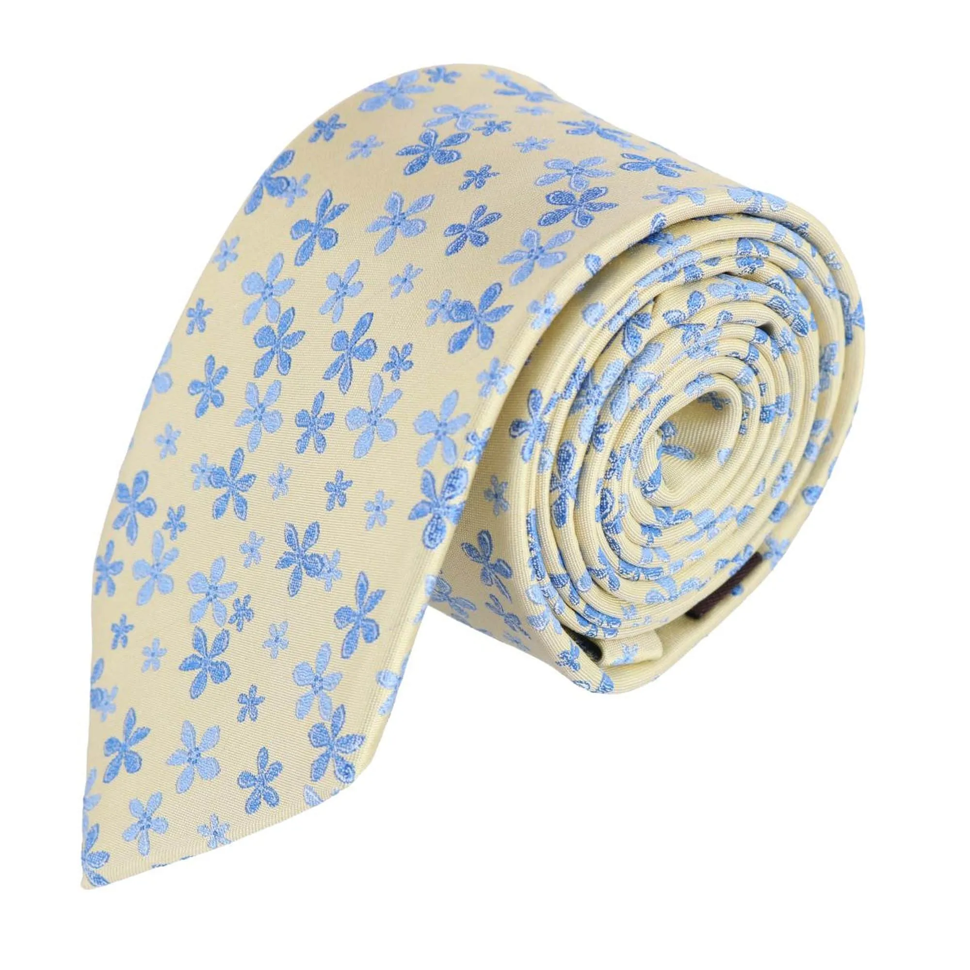 Weldon Floral Silk Necktie & Gatsby Pocket Square Bundle sold by Trafalgar product image thumbnail 3