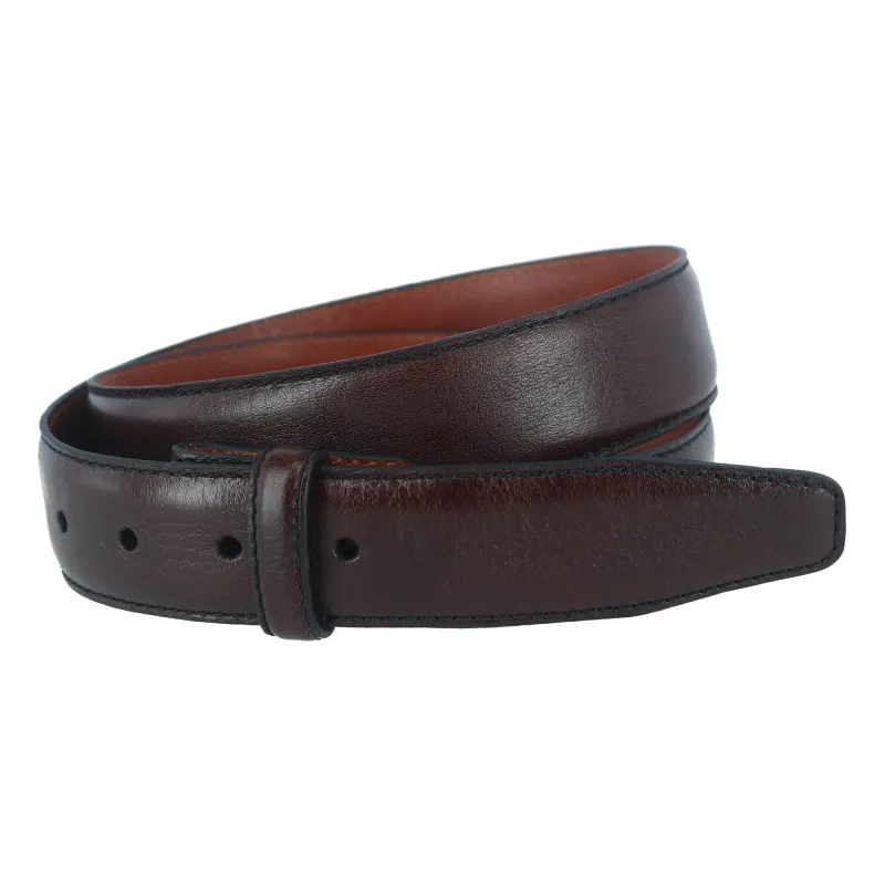 Pebble Grain Leather 35mm Harness Belt Strap made by Trafalgar