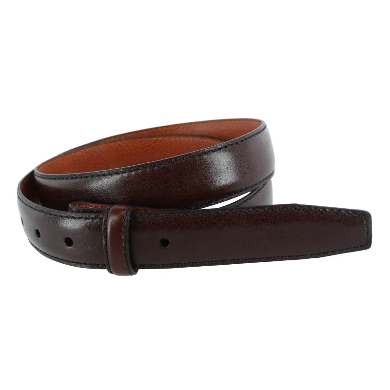 Pebble Grain Leather 30mm Harness Belt Strap made by Trafalgar