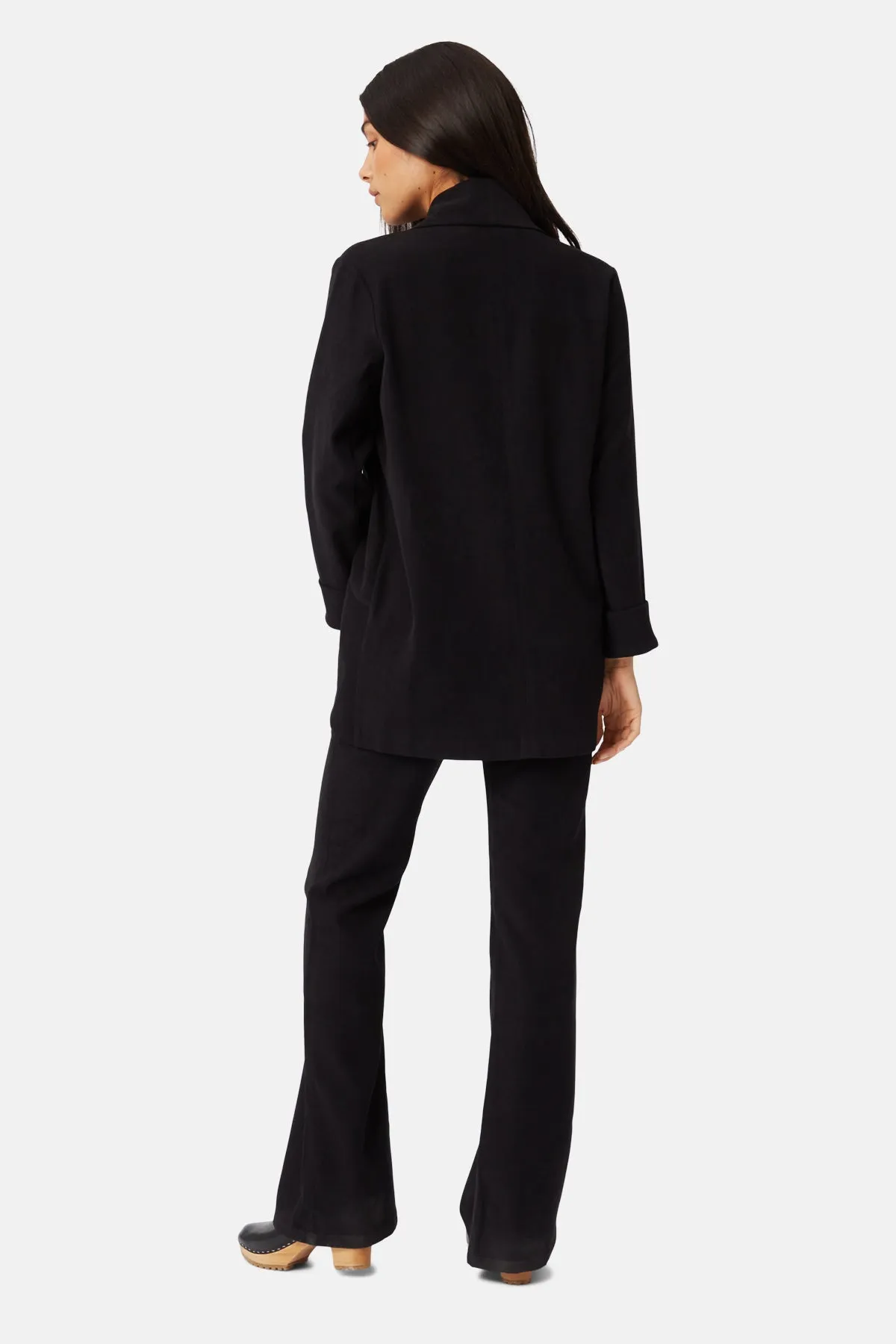 Solitude and Silence Boyfriend Jacket in Black sold by Traffic People product image thumbnail 3