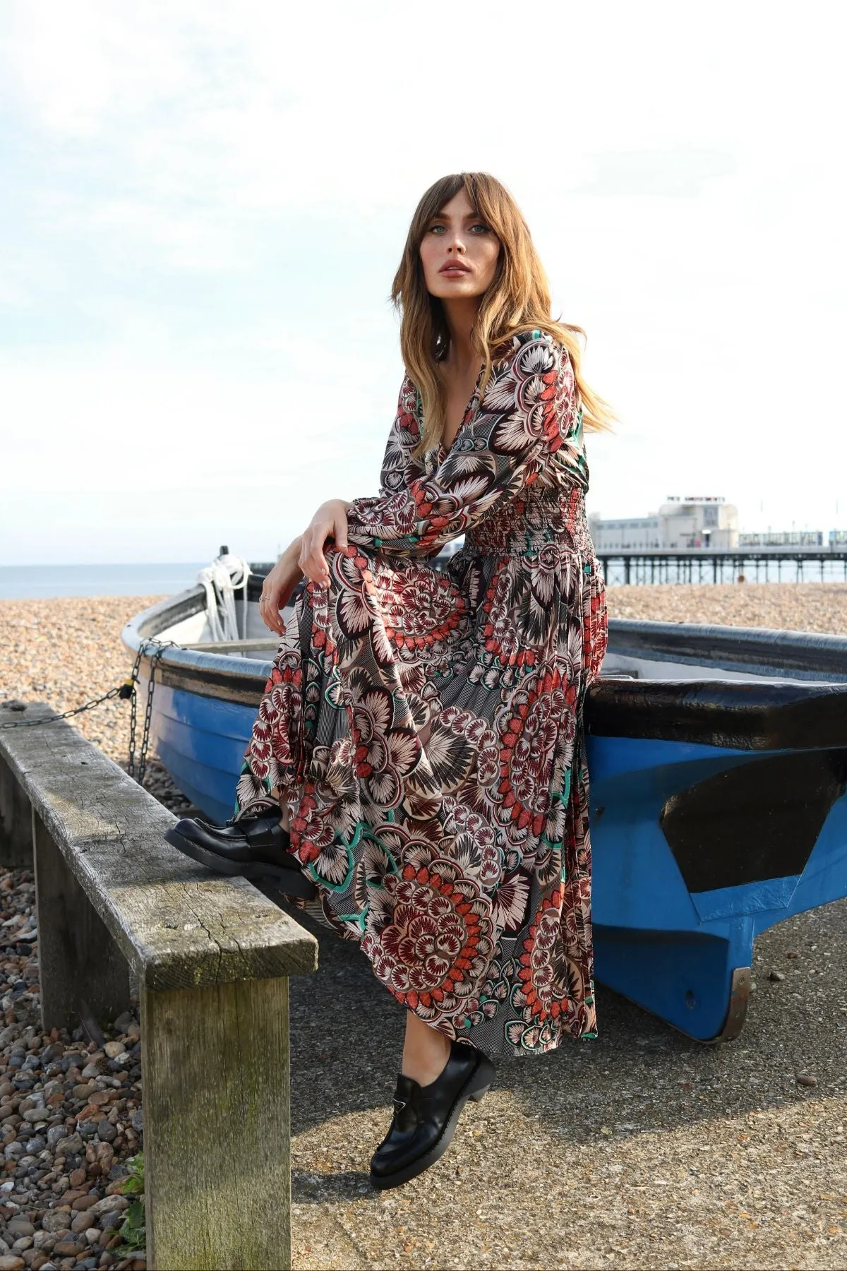 Hard Promises Paisley Aurora Dress sold by Traffic People product image thumbnail 5