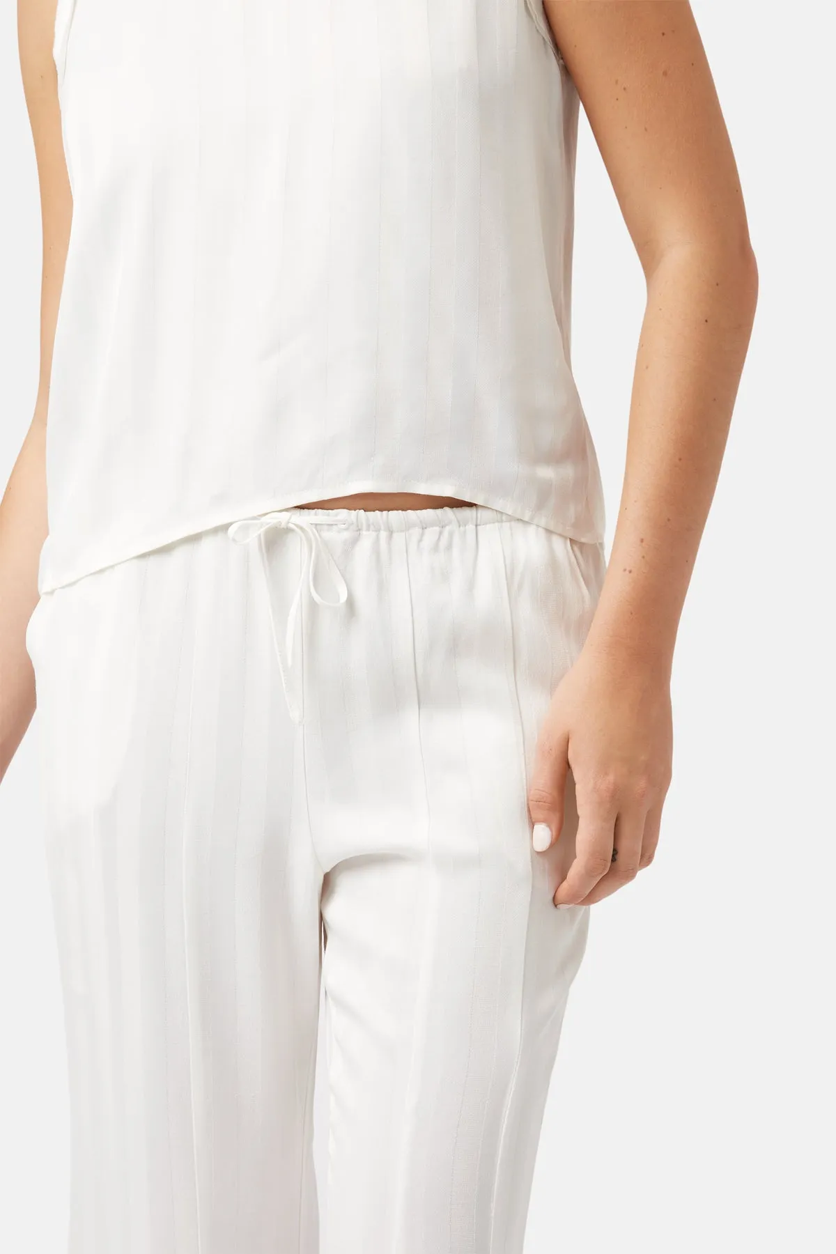Telling Stories Kick Flare Trousers in White sold by Traffic People product image thumbnail 5
