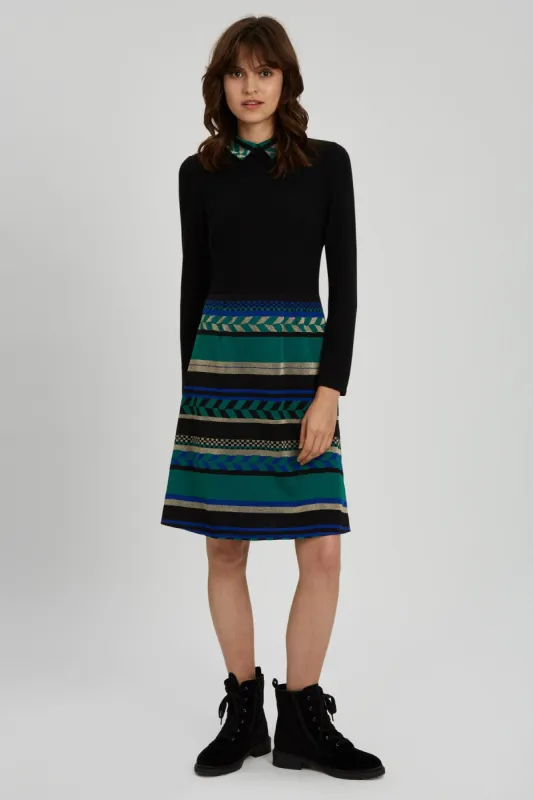 Top N Tail Dress in Green sold by Traffic People