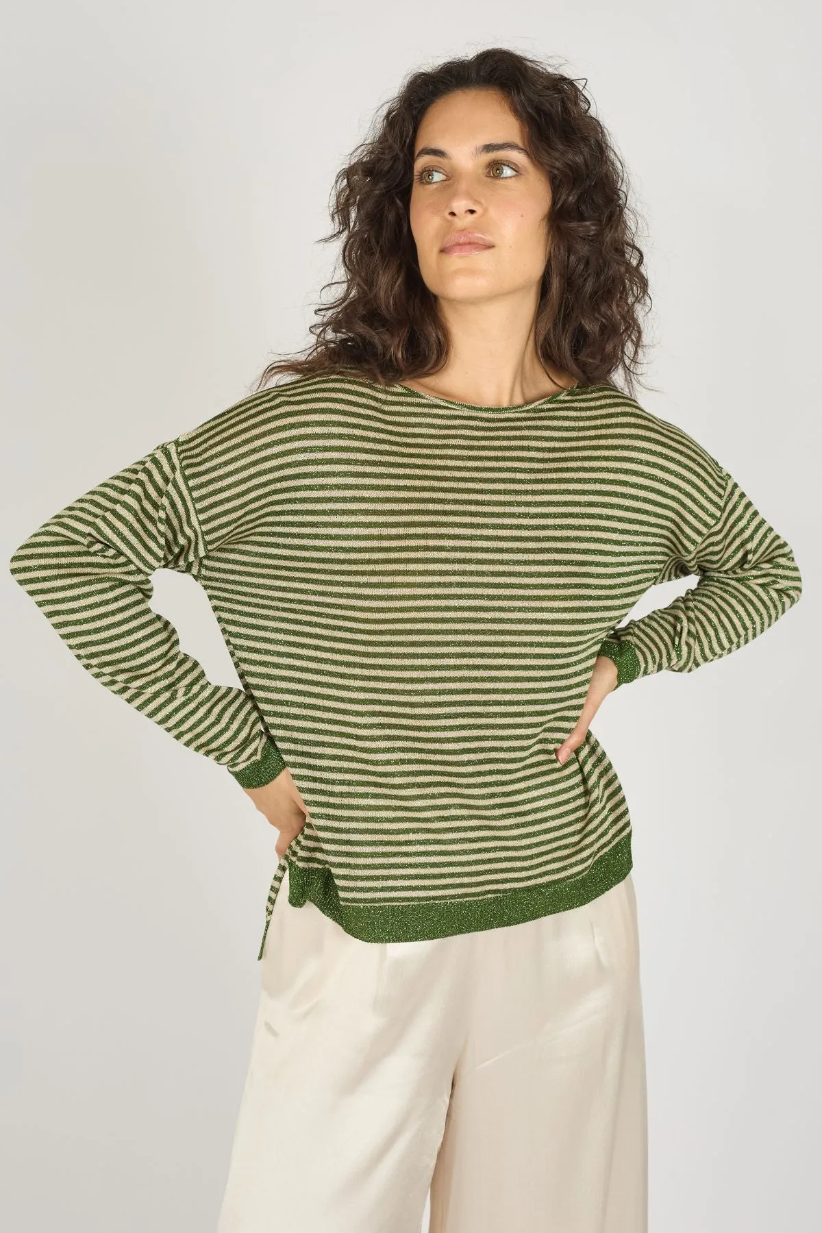 Tuscan Hills Maude Jumper in Green sold by Traffic People product image thumbnail 4