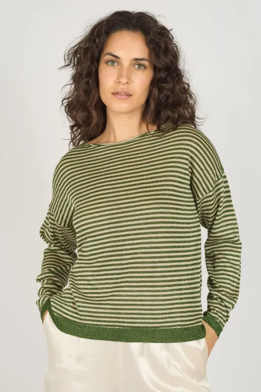 Tuscan Hills Maude Jumper in Green sold by Traffic People