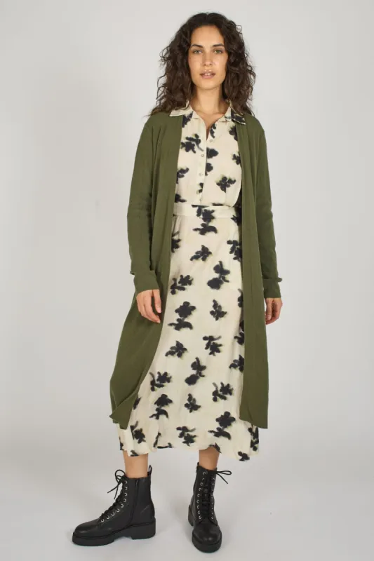 Tuscan Hills Eddie Cardigan in Green sold by Traffic People