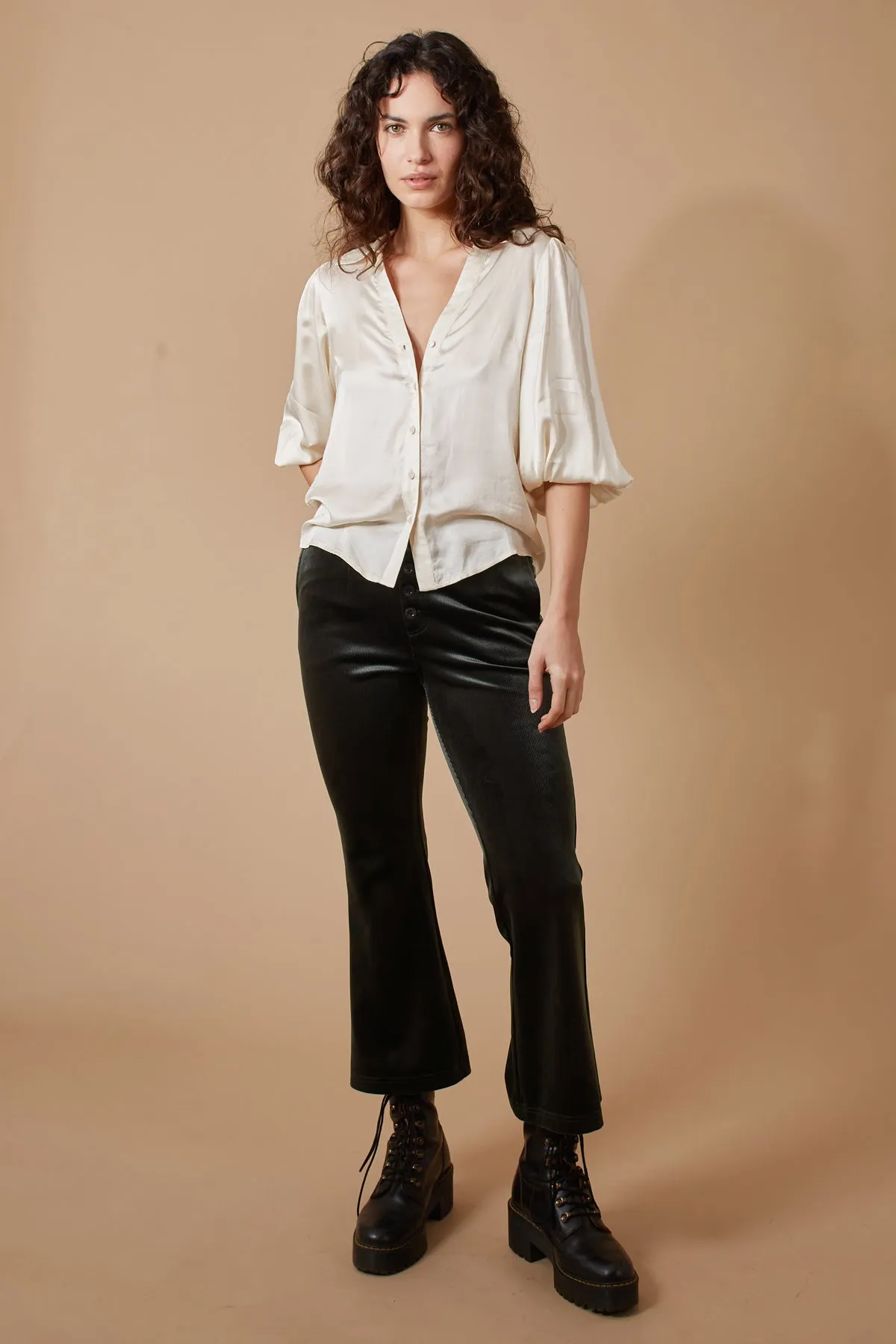 Corrie Bratter Clan Trousers in Black sold by Traffic People