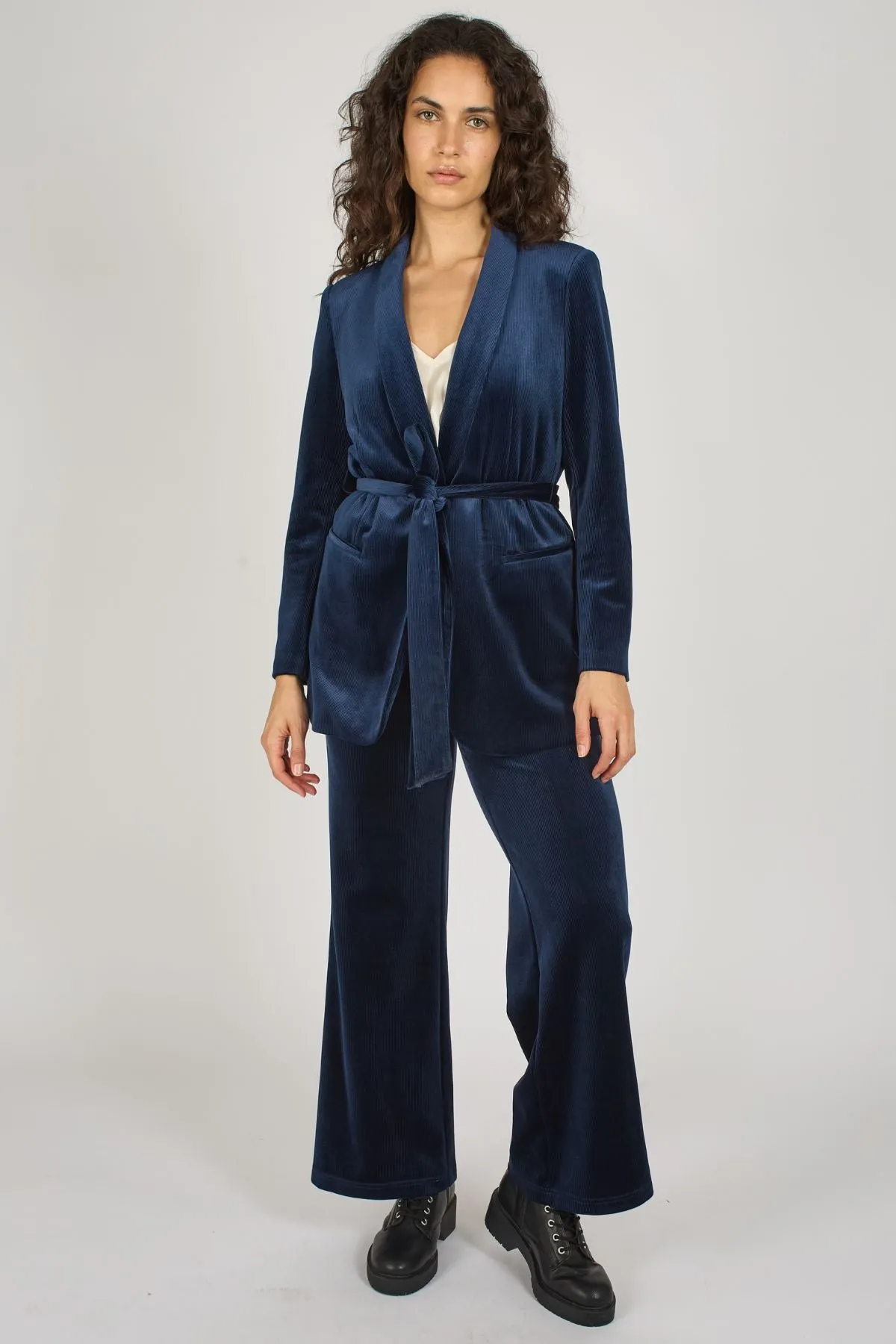 Corrie Bratter Clan Trousers in Navy sold by Traffic People product image thumbnail 5