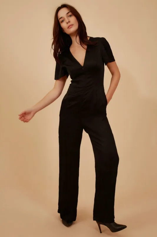 Silkwood Corrie Jumpsuit in Black sold by Traffic People