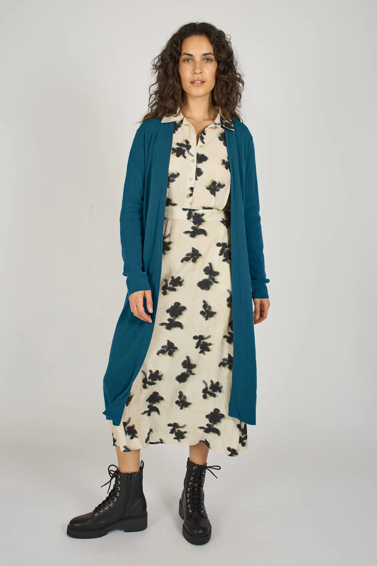 Tuscan Hills Eddie Cardigan in Blue sold by Traffic People product image thumbnail 4