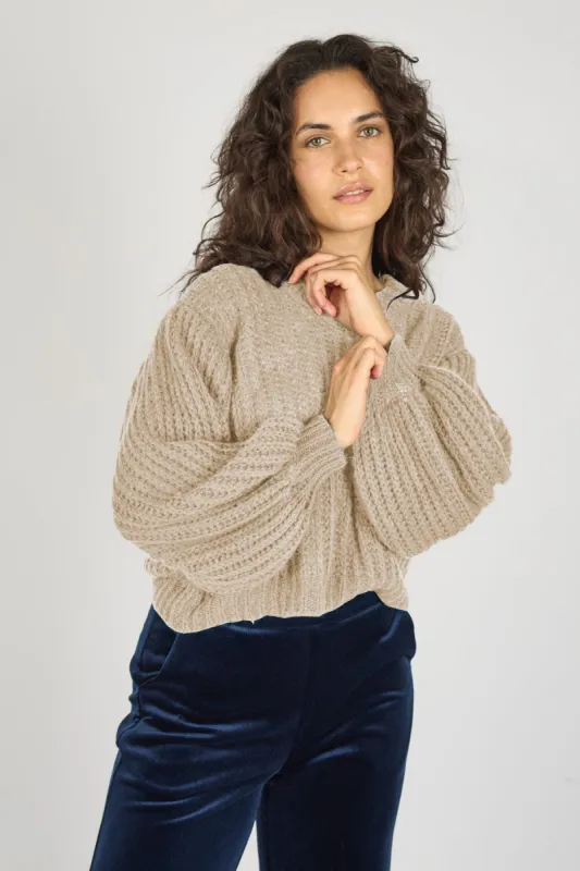 Tuscan Hills Loretta Jumper in Beige sold by Traffic People