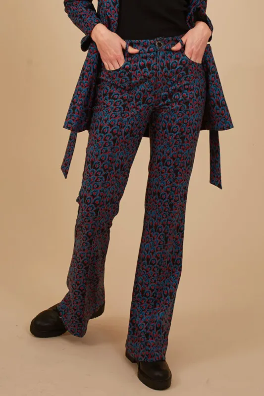 The Conversation Corrie Flare Trousers sold by Traffic People