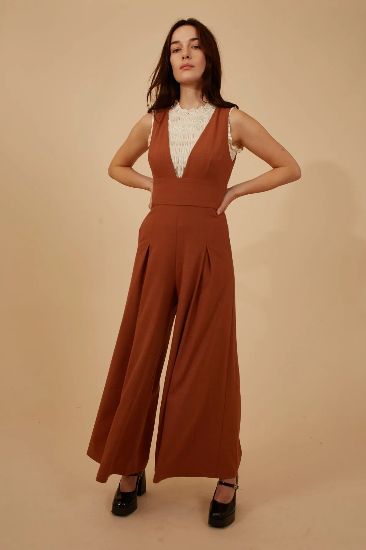Marvellous McGraw Jumpsuit in Brown sold by Traffic People product image thumbnail 5