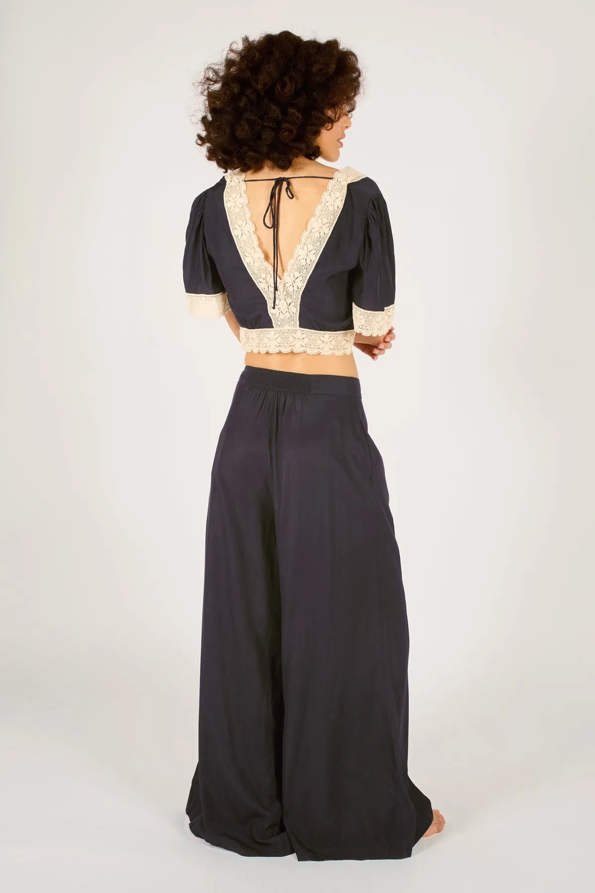 Midnight Lace Evie Trousers sold by Traffic People product image thumbnail 4