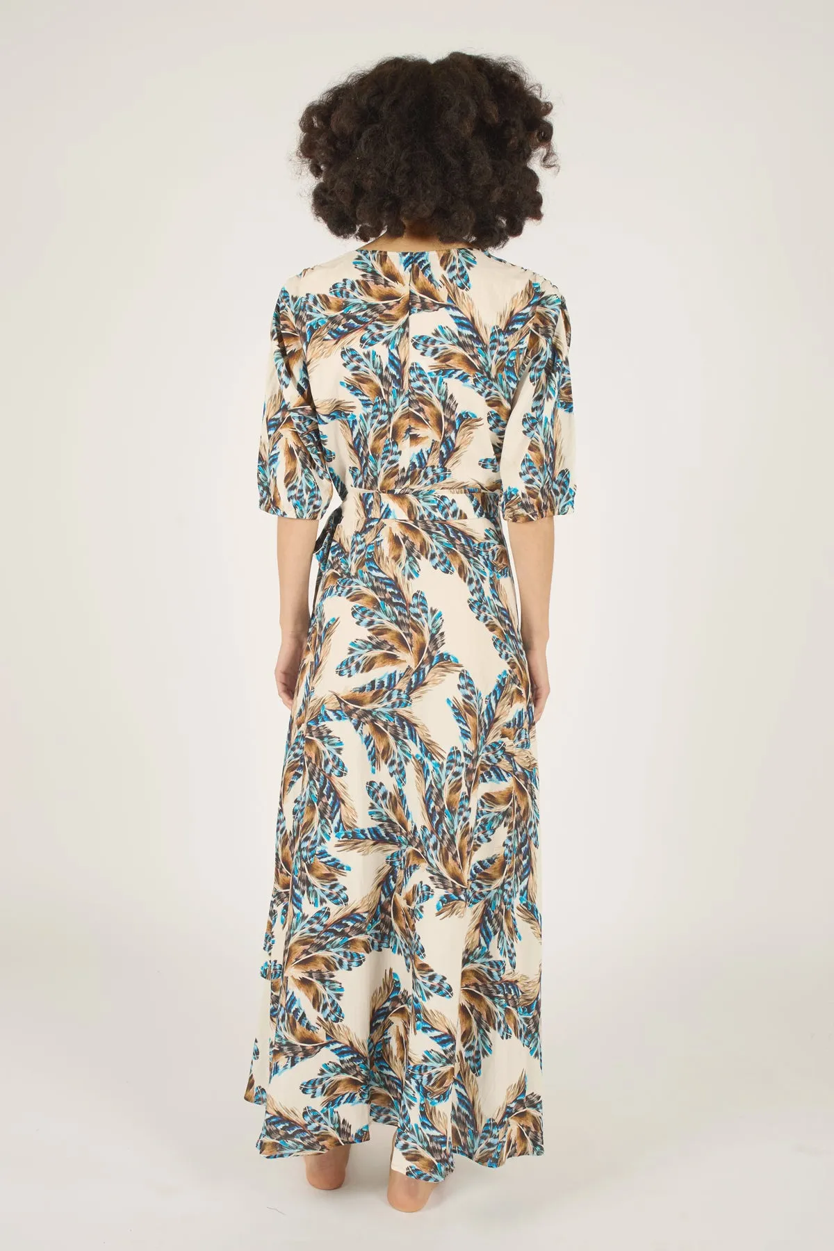 Feckless Feathers Charlie Wrap Dress sold by Traffic People product image thumbnail 3