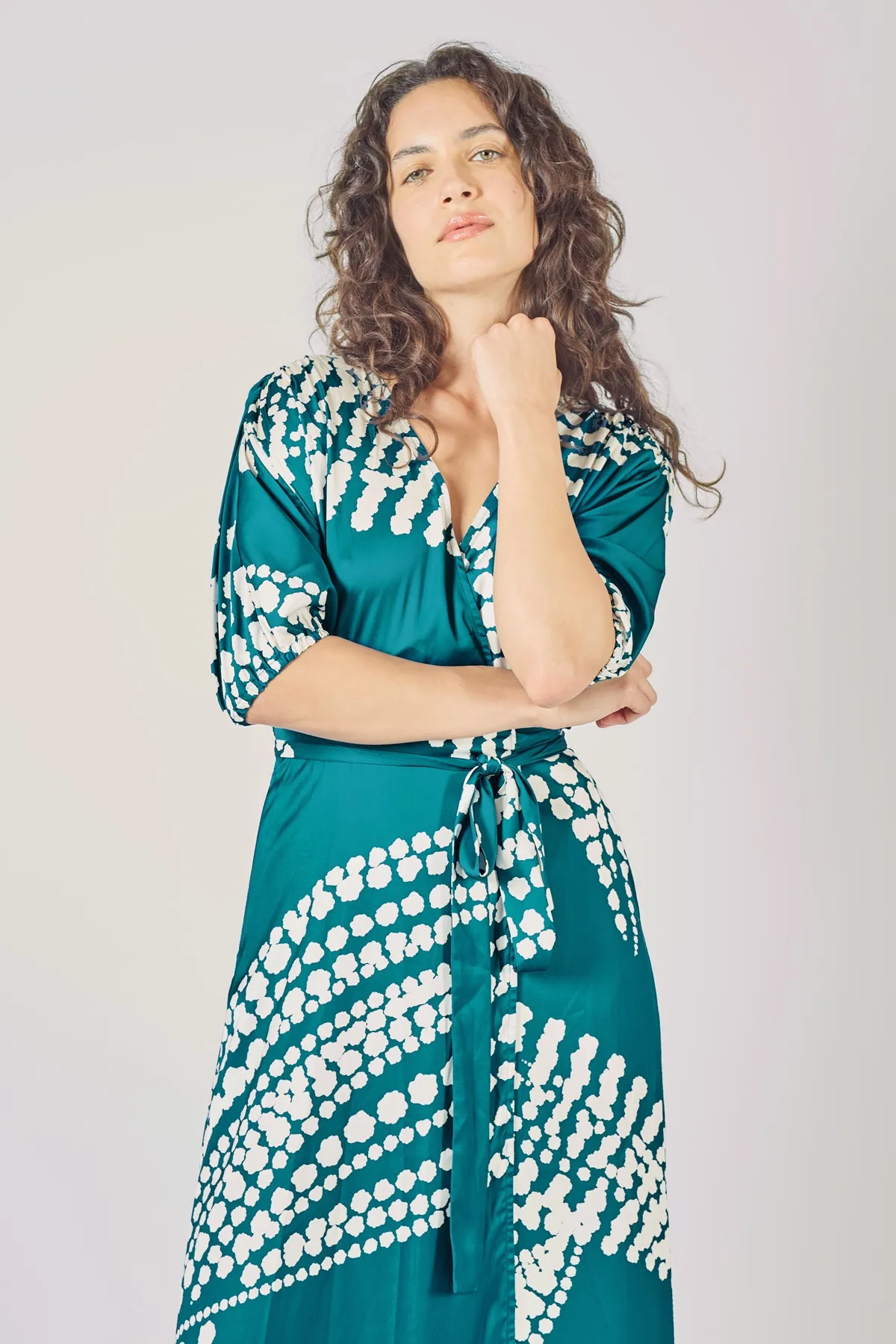 The Odes Revisited Charlie Wrap Dress sold by Traffic People product image thumbnail 4