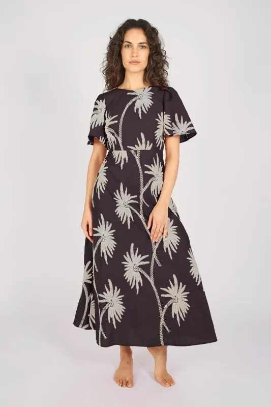 Palms of Promise Rene Dress in Black sold by Traffic People