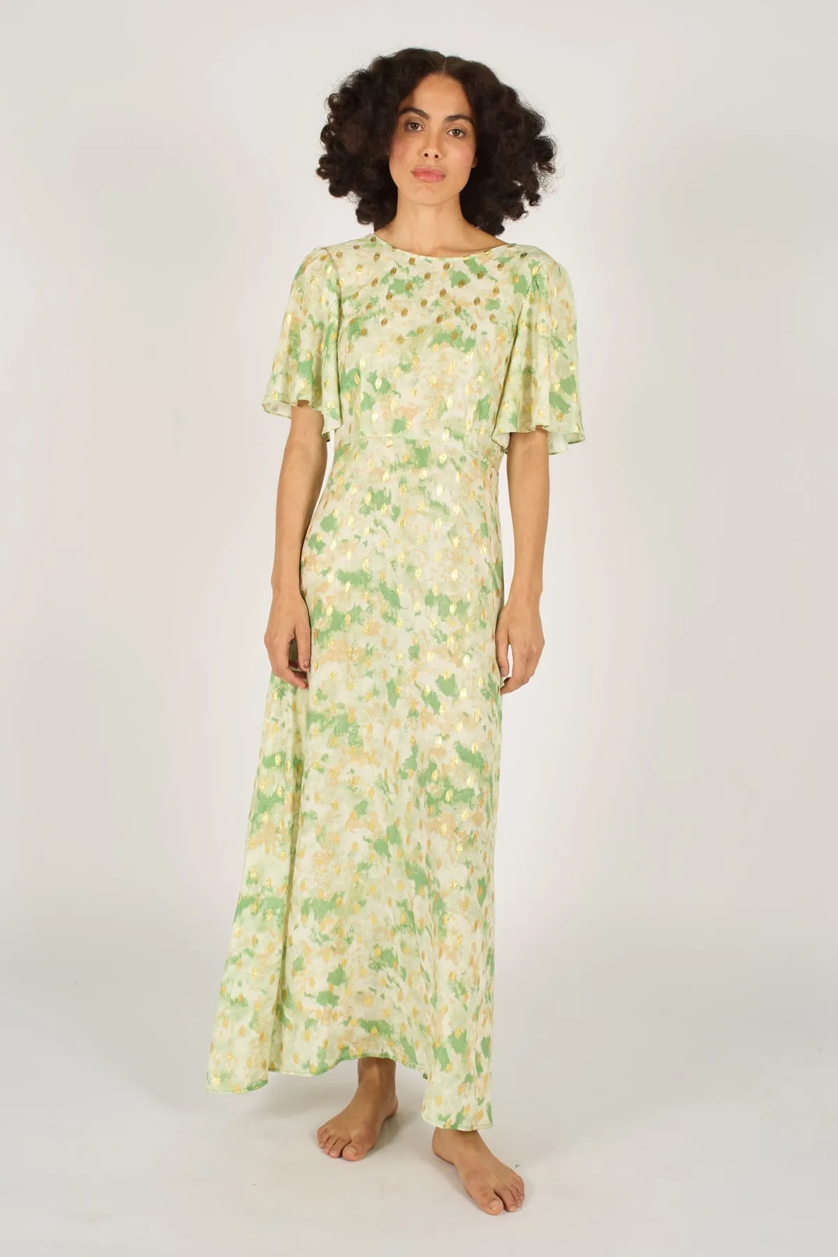 Gold Rush Rene Dress in Green sold by Traffic People
