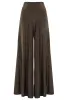 Lurex Glitter Jagger Flared Trousers in Black and Gold sold by Traffic People