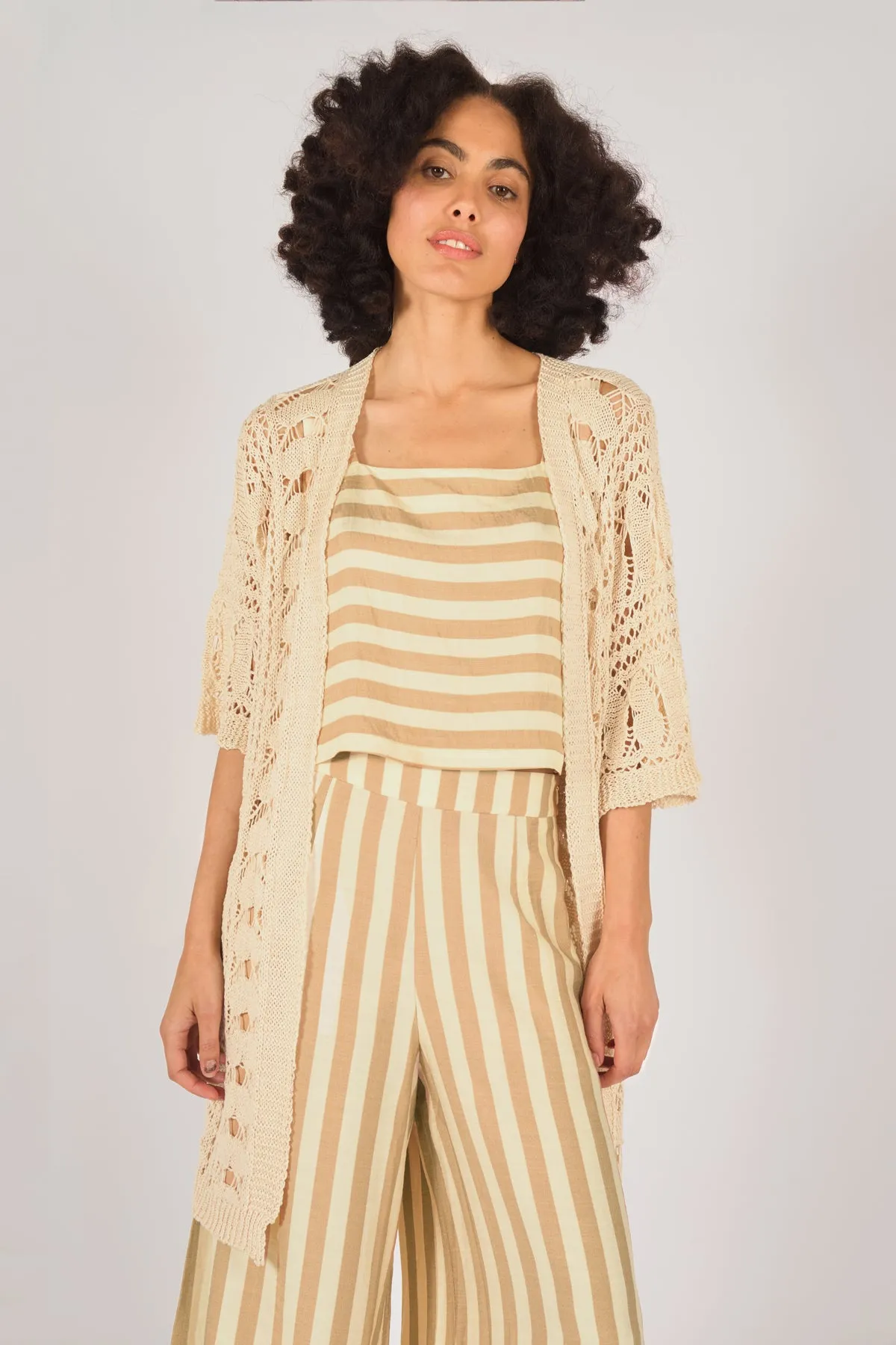 Summer Madness Blush Cardie in Cream sold by Traffic People product image thumbnail 4