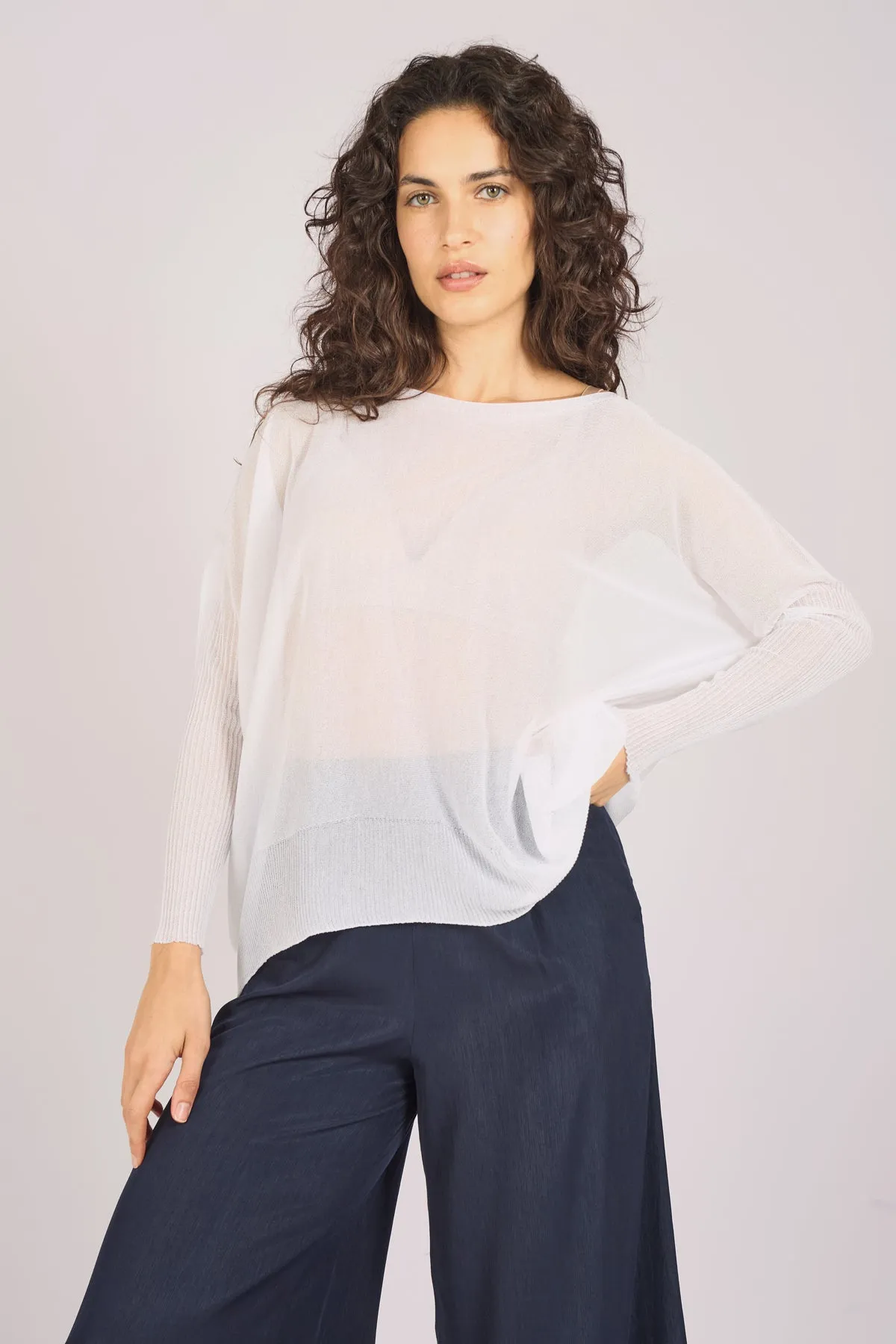 Summer Madness Sheer Top in White sold by Traffic People