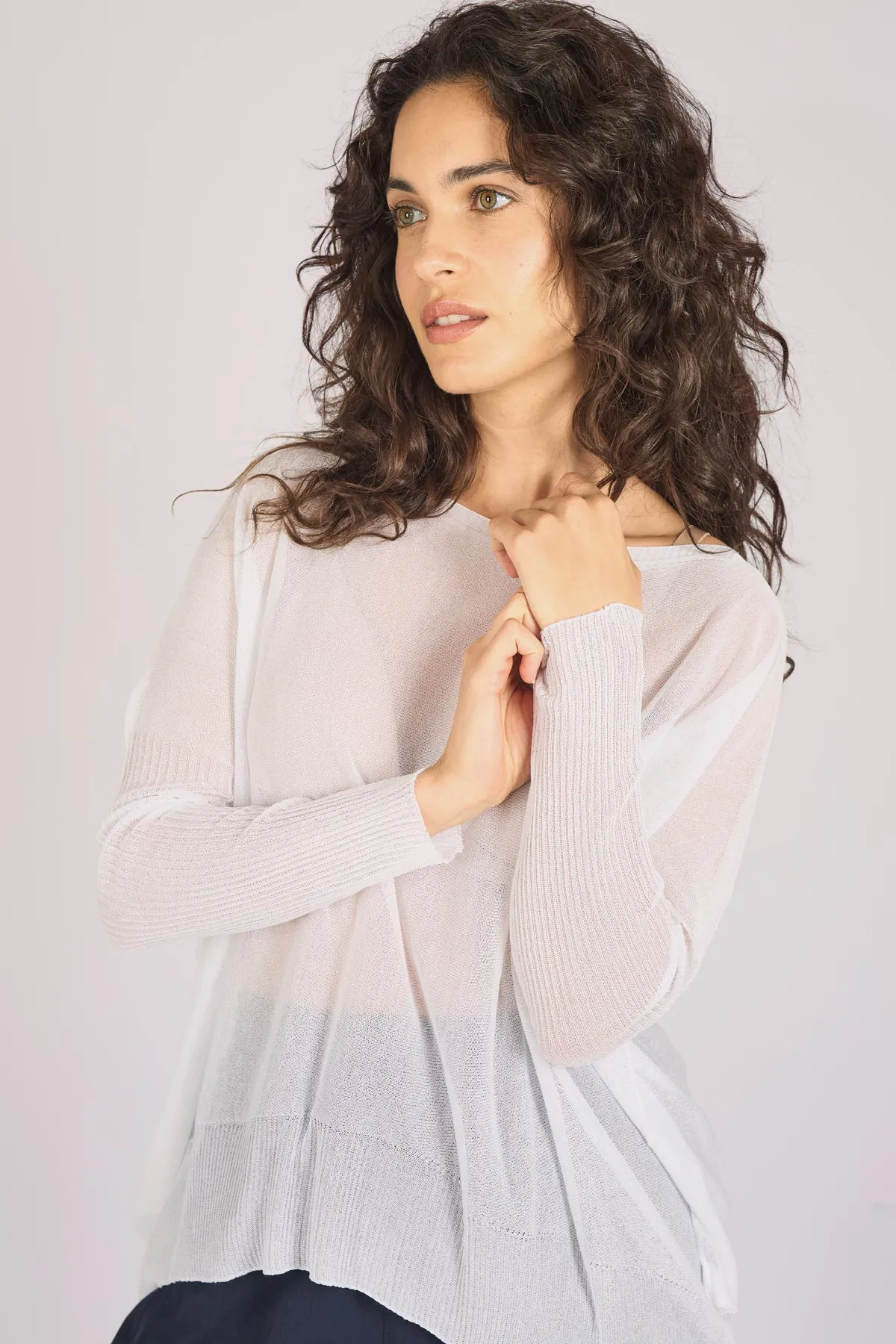 Summer Madness Sheer Top in White sold by Traffic People product image thumbnail 4