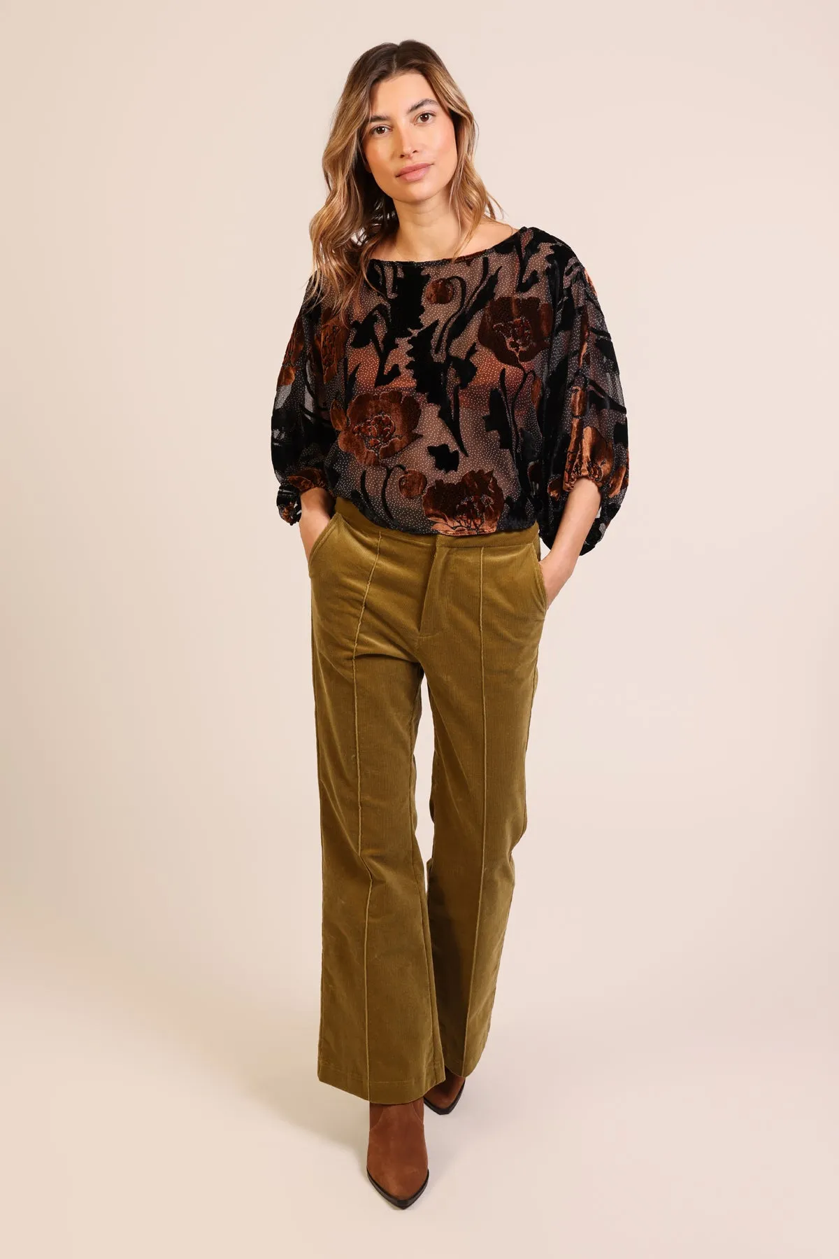 Burnout Bloom Blouse sold by Traffic People product image thumbnail 4