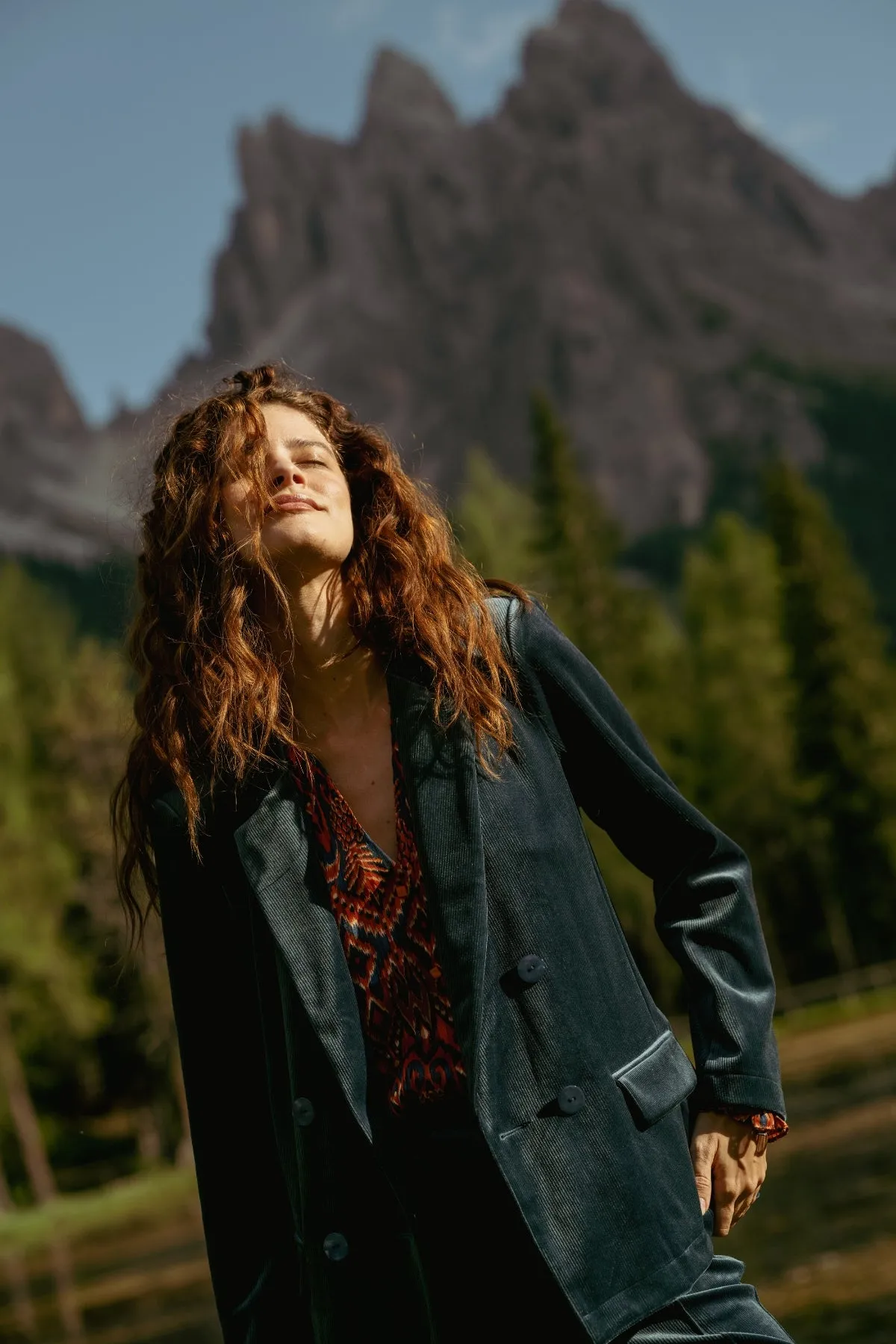 Corrie Bratter Ava Rose Jacket in Blue sold by Traffic People product image thumbnail 2