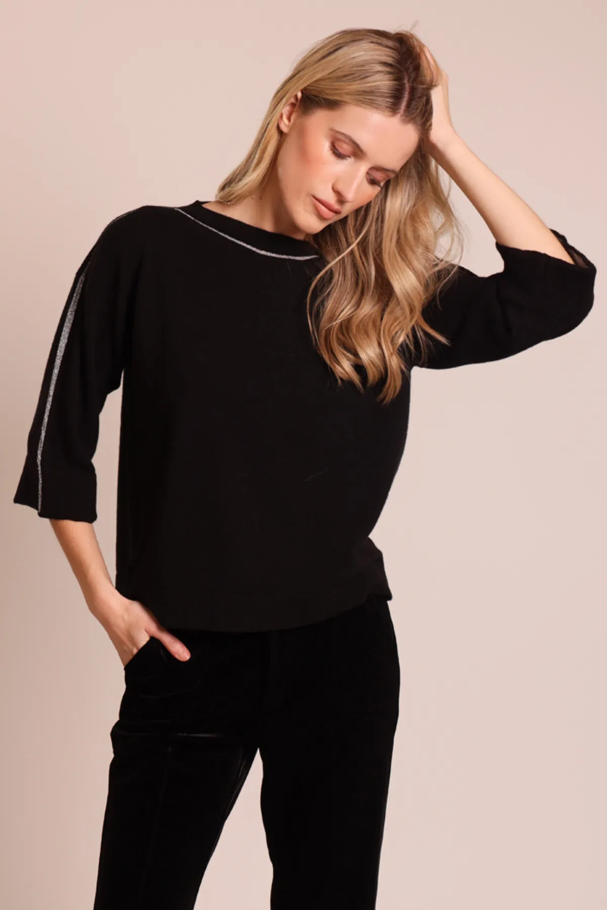 Knits & Crosses The Trial Knit Jersey sold by Traffic People
