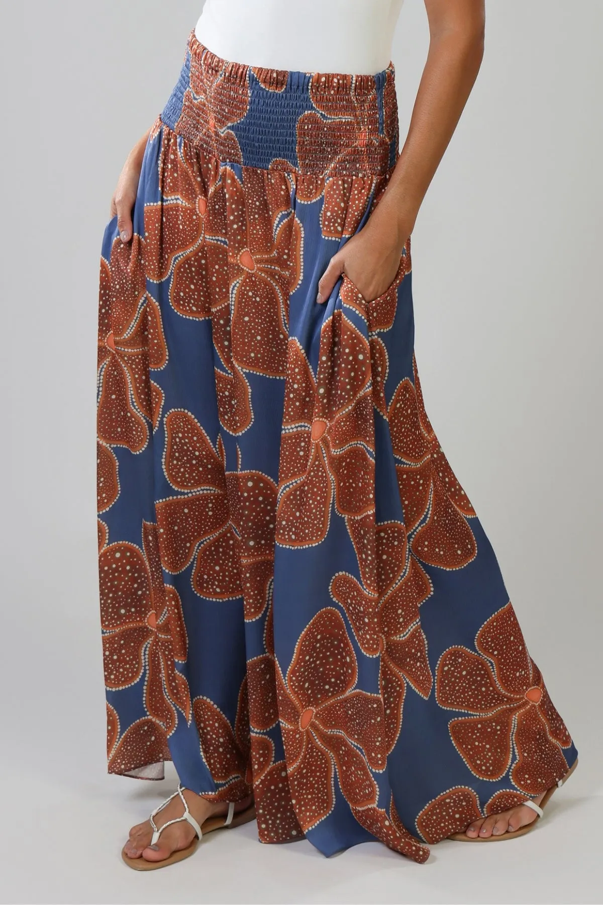 Full Bloom Aurora Wide Leg Trousers sold by Traffic People