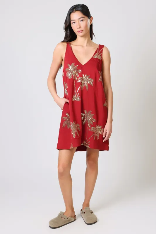 Palms of Gold Valerie Dress made by Traffic People