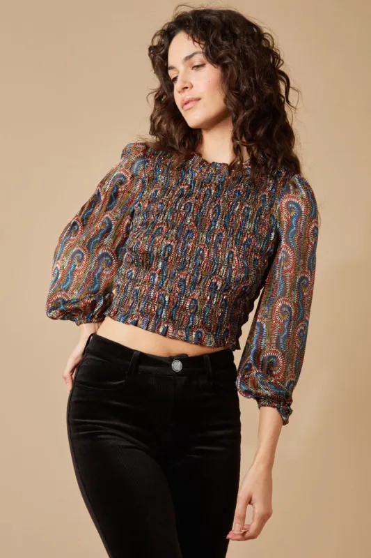 Swirls and Strangers Loretta Top sold by Traffic People