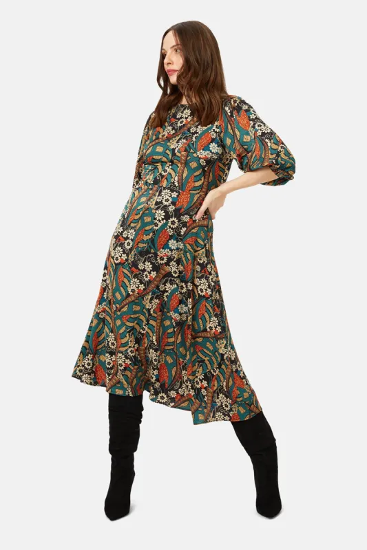 Edge of Silence Drape Dress sold by Traffic People