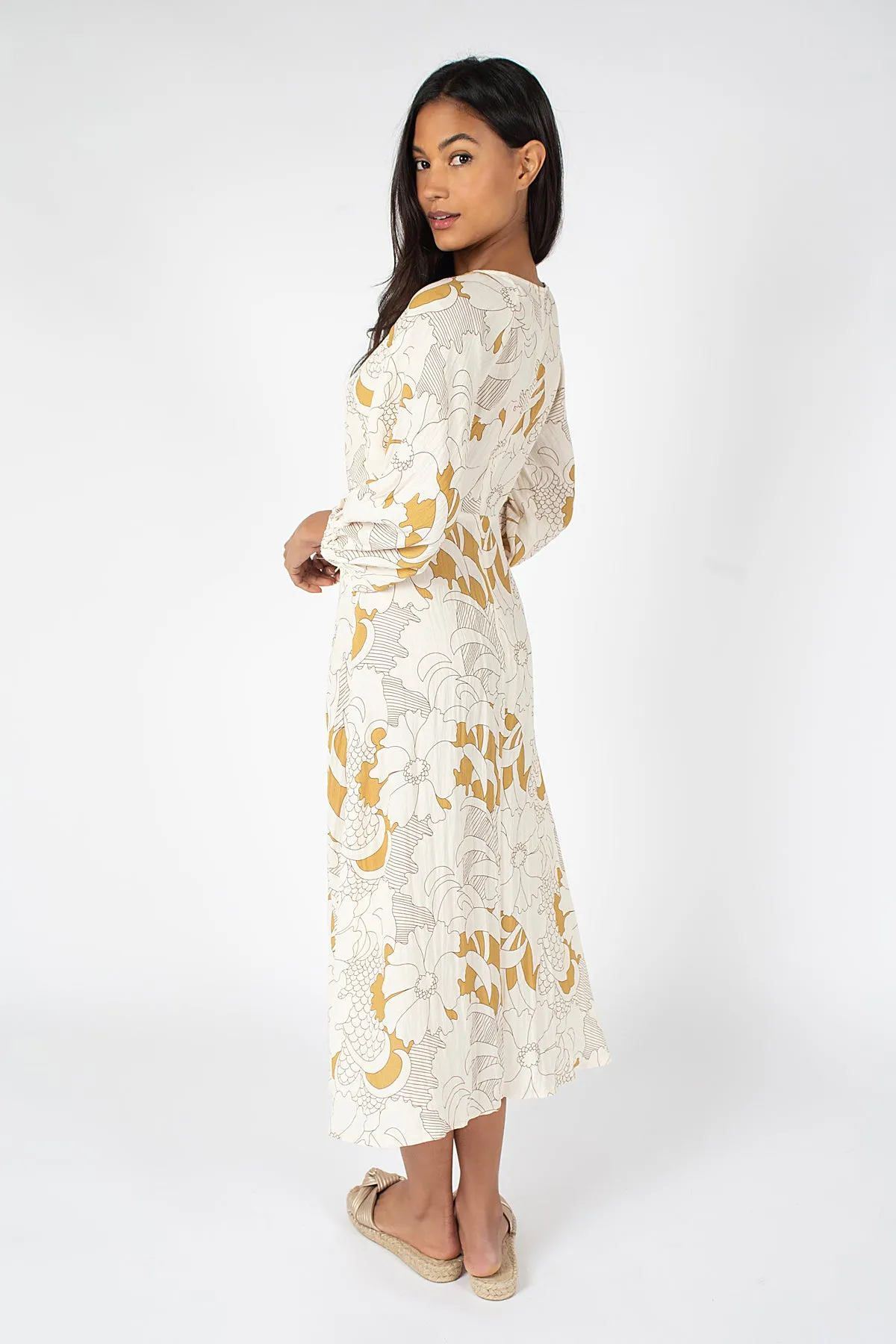 Deanie Loomis Gloria Dress in Mustard sold by Traffic People product image thumbnail 2