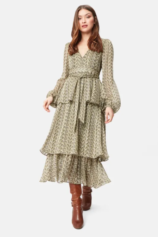 Animal Print Nerve Dress in Green sold by Traffic People