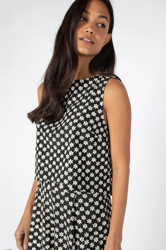 The Chorus Evie Top in Black sold by Traffic People