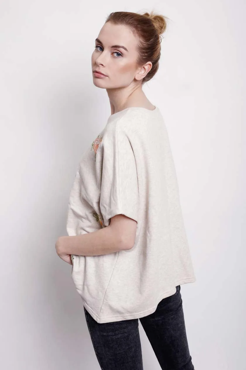 Embroidery Sloppy Joe Top sold by Traffic People product image thumbnail 3