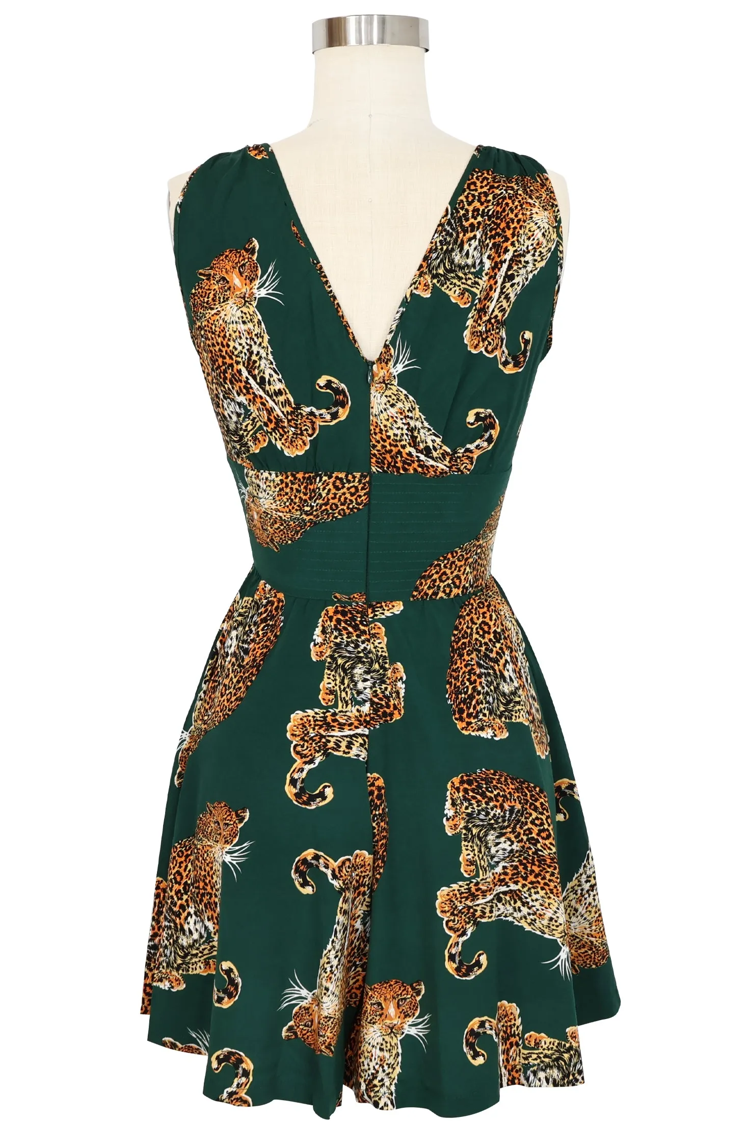 Cami Romper - My Pet Leopard - Green sold by Trashy Diva product image thumbnail 3