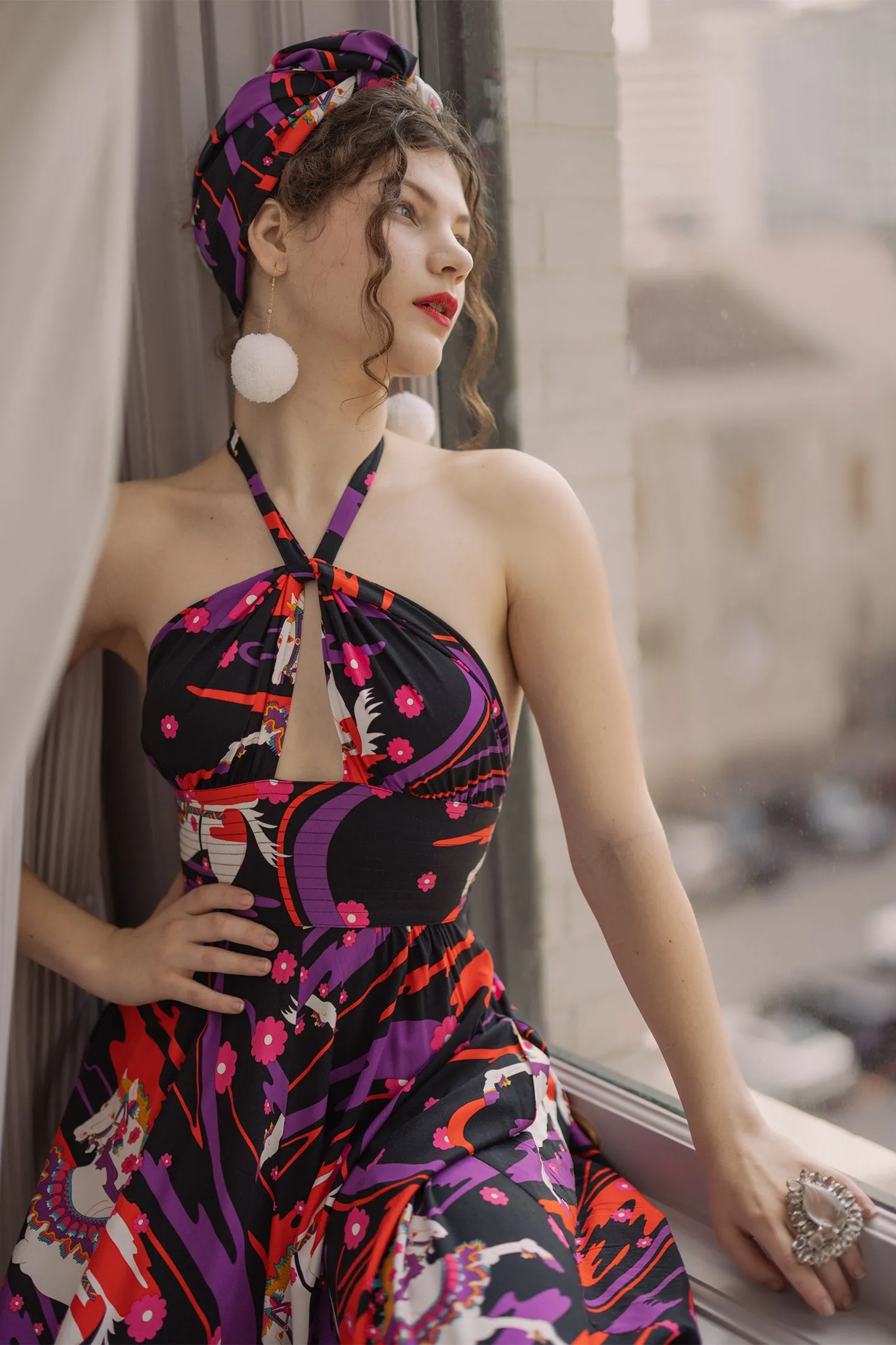 Lucky Yves Dress - Carousel Ponies - Final Sale sold by Trashy Diva product image thumbnail 4