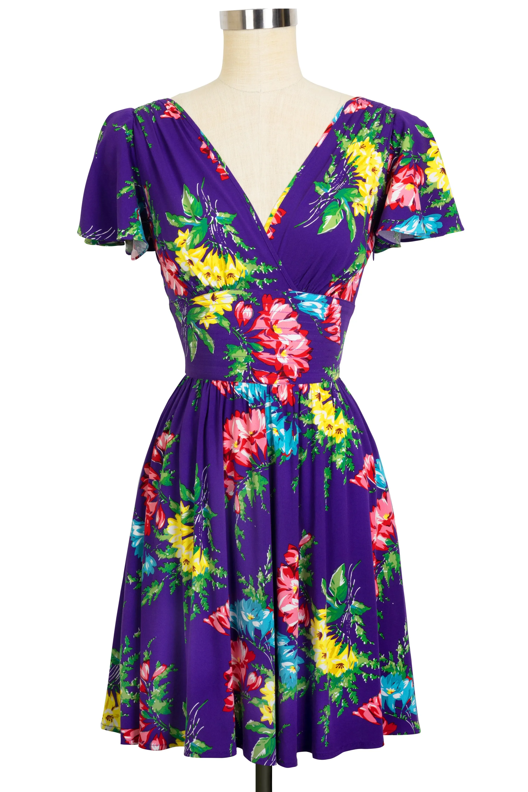 Camilla Dress - Bold Bouquet - Final Sale sold by Trashy Diva product image thumbnail 2