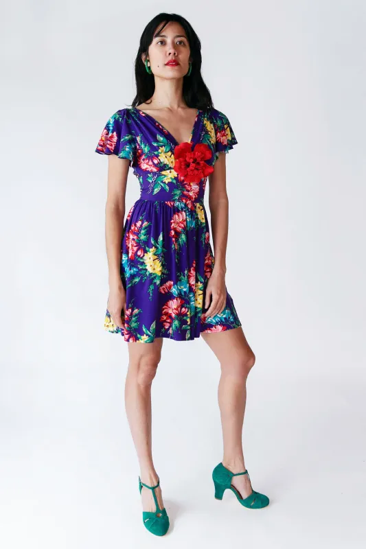 Camilla Dress - Bold Bouquet - Final Sale sold by Trashy Diva