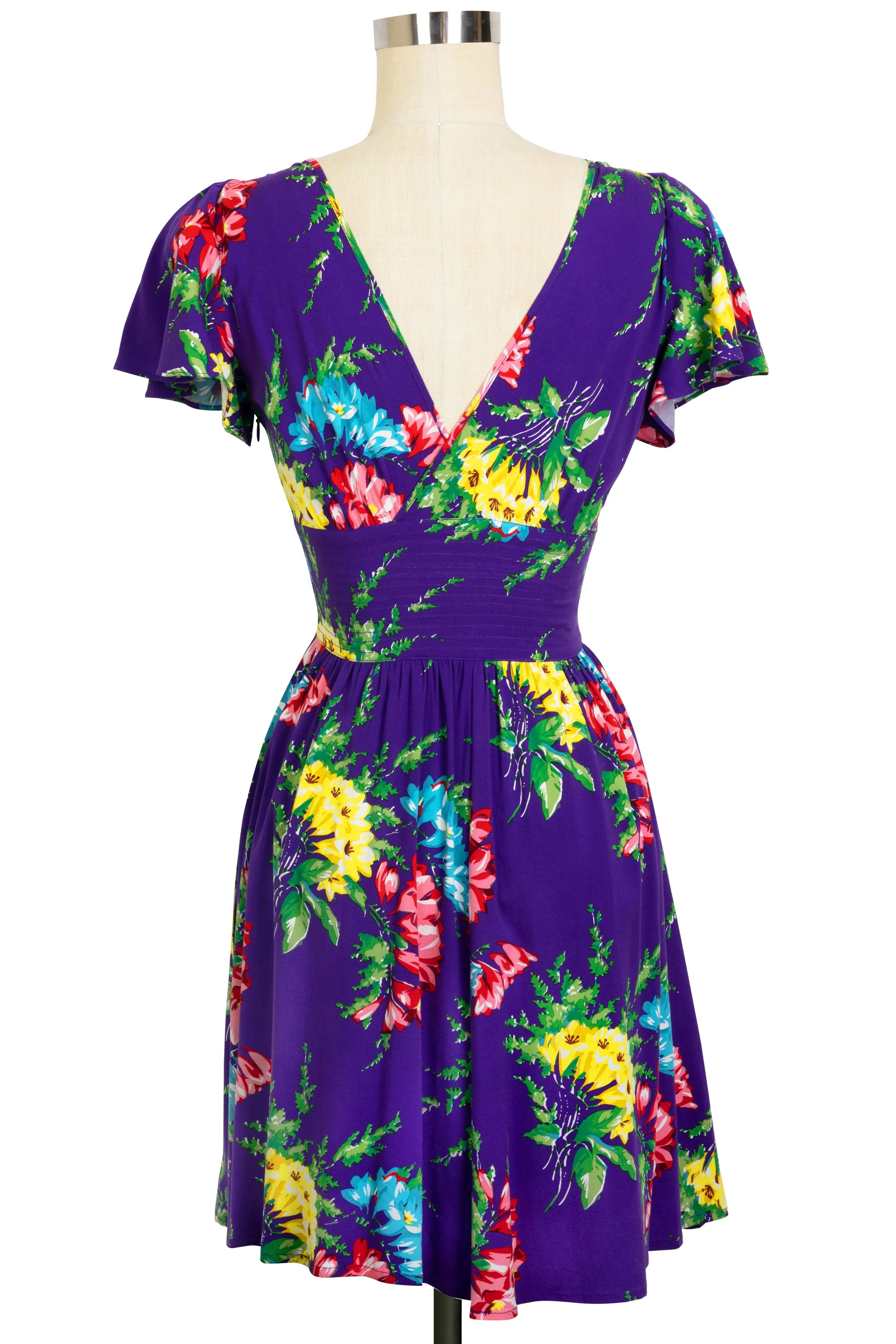 Camilla Dress - Bold Bouquet - Final Sale sold by Trashy Diva product image thumbnail 4