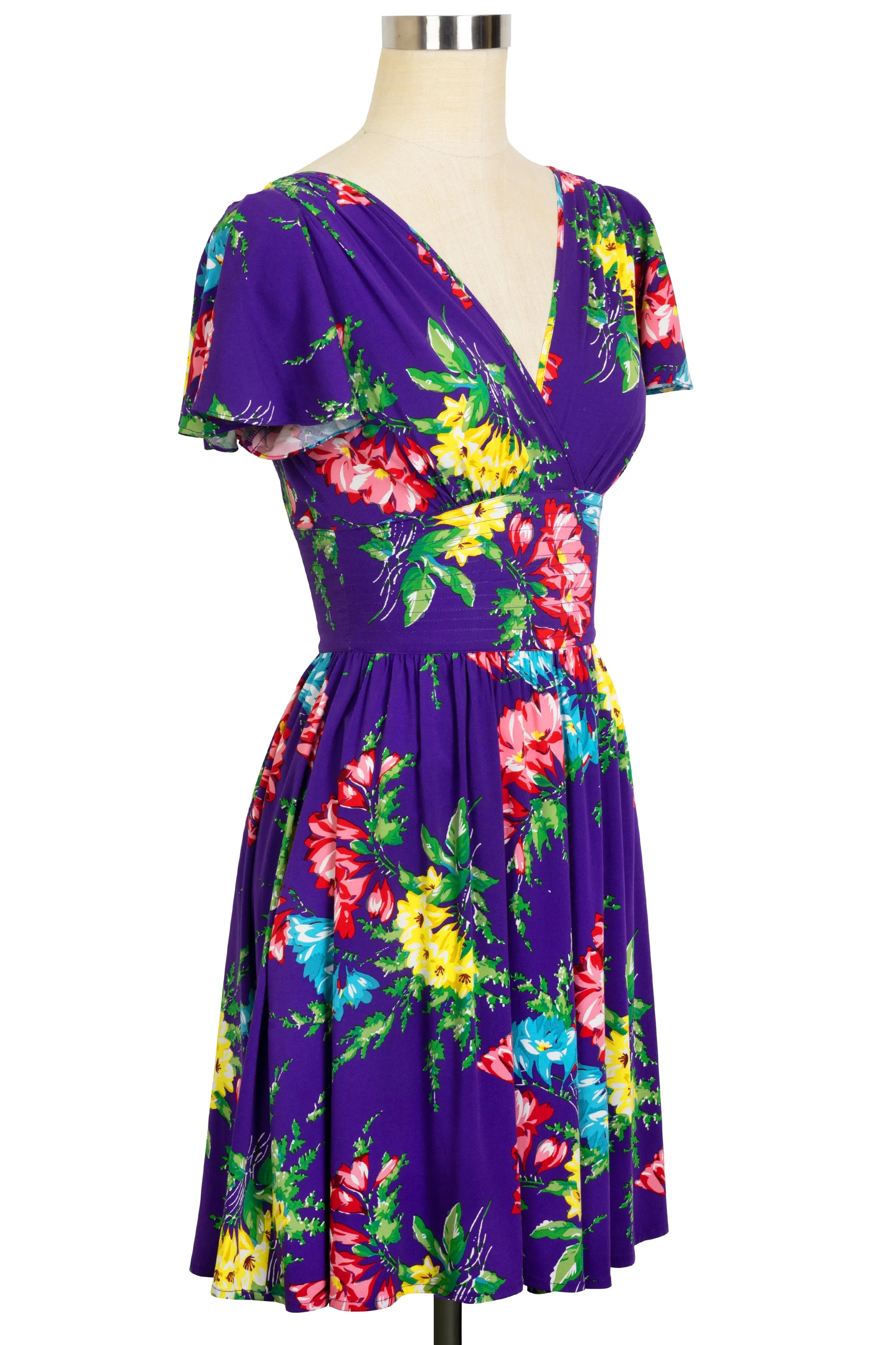 Camilla Dress - Bold Bouquet - Final Sale sold by Trashy Diva product image thumbnail 3