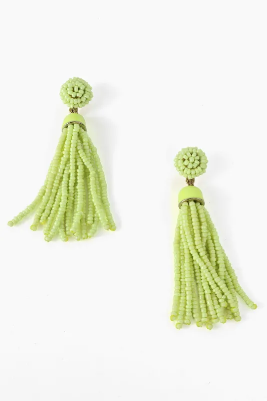 Beaded Tassel Earrings sold by Trashy Diva