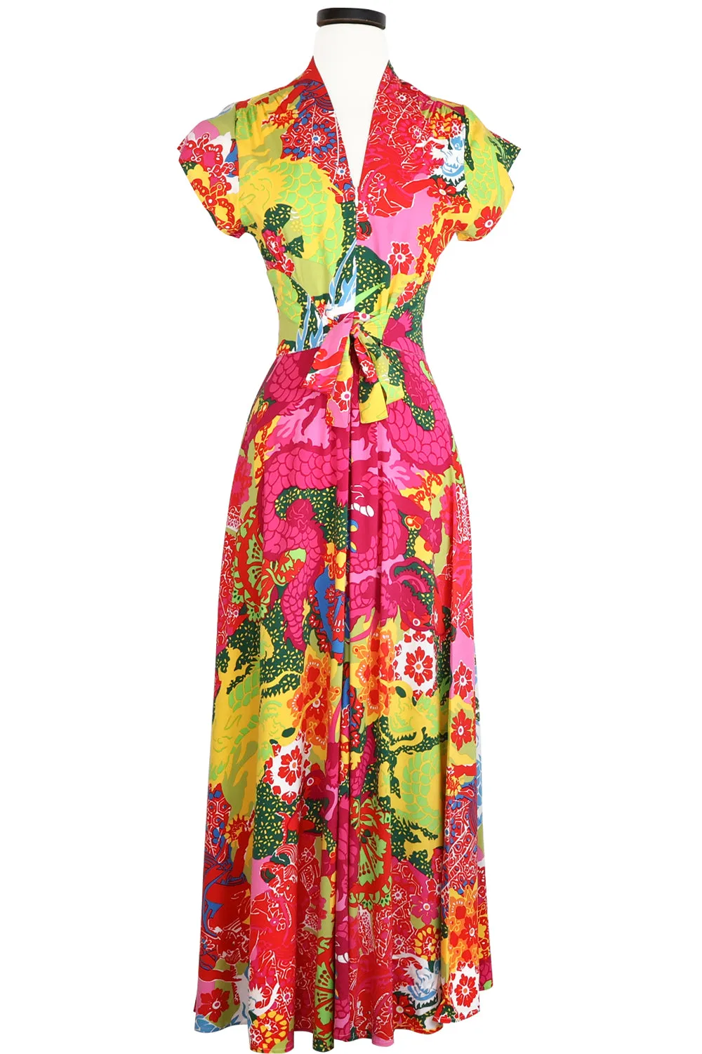 Seaside Gown - Psychedelic Dragons - Sale sold by Trashy Diva