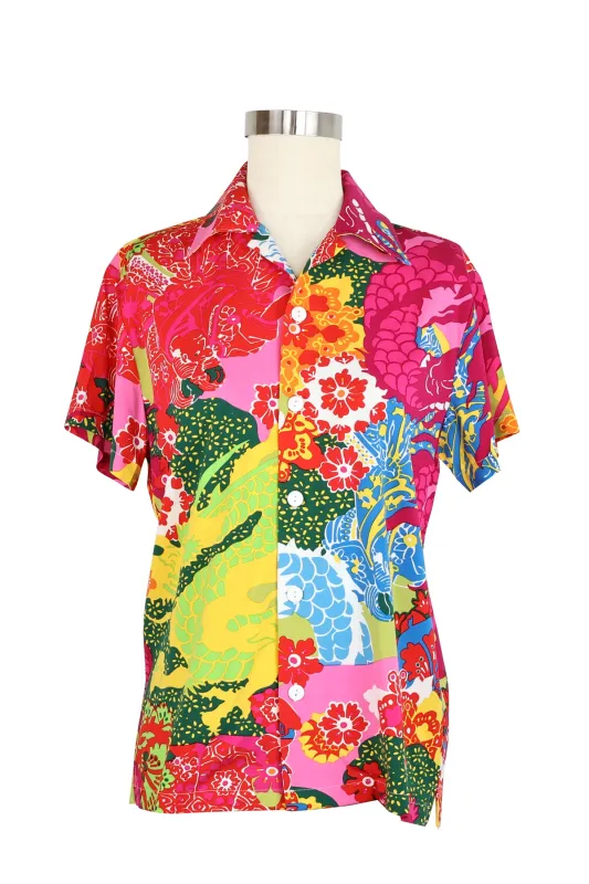 Freddy Shirt - Psychedelic Dragons - Sale sold by Trashy Diva