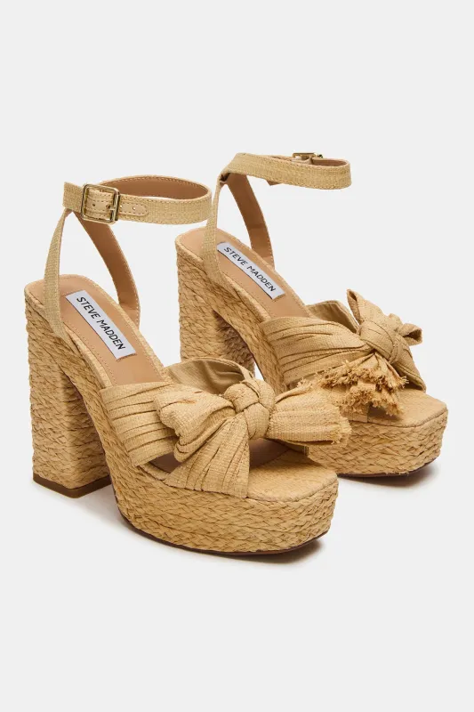 Steve Madden Romey Raffia Platform Heels made by Steve Madden